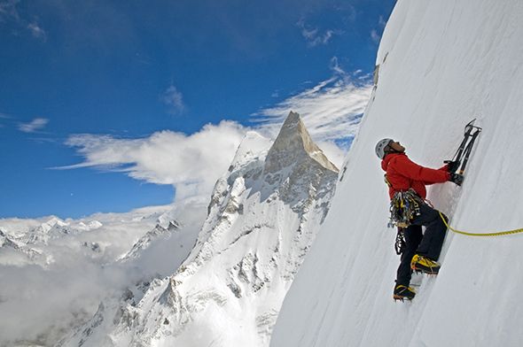 Jimmy Chin on Mount Meru